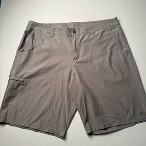 O'Neill Crossover Hybrid Shorts Mens sz 40 gray quick dry stretch poly